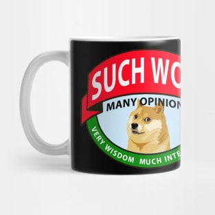 Such Wow Many Opinions Mug